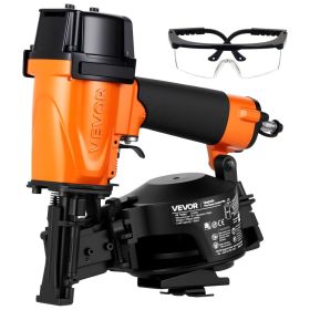 Professional Roofing Nailer CN45N, 3/4" To 1-3/4" 15 Degree Air Roofing Nail Gun, 4–5 Nails/S Ultra-Fast Nailing, 70-110 PSI Pneumatic Coil Naile