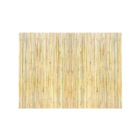 VEVOR Natural Rolled Bamboo Fence Bamboo Panel 4 ft H x 6 ft L x 0.75 in D.