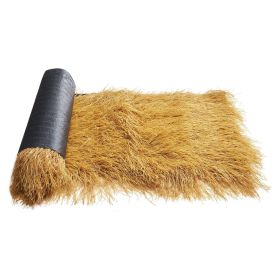 Artificial Thatch Grass Roof Roll 1.3 x 3.9 ft Tiki Hut Bar Skirt Roof Decor