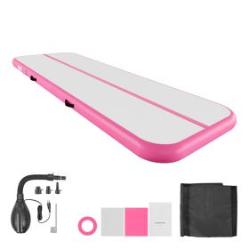 Inflatable Gymnastics Air Mat 10 Ft Training Mats W/ Electric Pump, 4 Inches Thick Sturdy Tumble Track, Tumbling Mat For Home Use/Gym/Outdoor/Yog (Option: default)