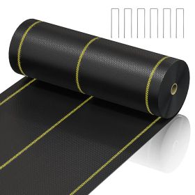Prohibited From Sale On Amazon XISHAN Black Weed Control Fabric , 90g HDPE (Option: 3X100ft-Black)