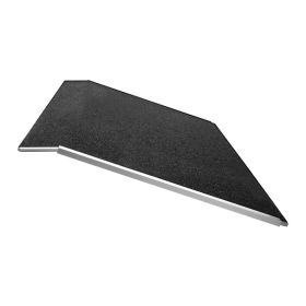 Threshold Ramp For Doorways, 31.9 X 15.4 In, Platform Aluminum Wheelchair Ramp, Non-Slip Door Threshold Ramps, 400 Lbs Load Capacity, For Home St (Option: default)