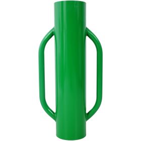 Iron Fence Post Driver, 37LB Metal Fence Post Driver With Handle, Heavy Duty T Post Pounder Rammer For Installing Fence Post ,green (Option: Green)