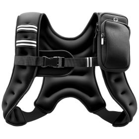 Weighted Vest, 8 Lbs Body Weight Vest For Men Women, With Reflective Stripe, Adjustable Buckle, Workout Equipment For Strength Training, Running, (Option: default)