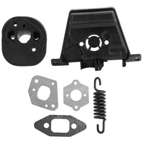 Carb Adapter Spacer Gasket Set Fit For Poulan 2050 2075 2150 2175 2250 PP220 PP260 2055 Chainsaw (Option: default)