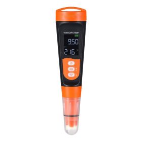 PH Meter, Accurate PH EC  Conductivity TDS  Ppm  Multi-Parameter Measurement, IP68 Waterproof Probe, Pocket Tester Kit With Calibration Powder Pa (Option: default)