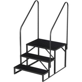 3-level Ladder With Handrails, Two Handrails -TEMU Can Only Be Picked Up-Shipped From Non EBay Certified Warehouse (Option: default)