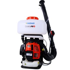 55.7cc Mosquito Fogger Mister Duster Mosquito Sprayer Backpack Sprayer Cold Fogger,Gasoline Powered Sprayer Blower Machine With 20L Tank For Gard (Option: Orange)