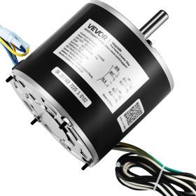 Condenser Fan Motor With Capacitor, 1 5HP 1075 900RPM 208-230V, Replaces 12Y75, 97M49, 1 0 0483-02, 43W49, Compatible With Lennox Interlink Emers (Option: default)