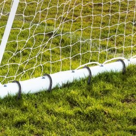 10-Inch 12 Pack Rebar Stakes Heavy Duty U Shape Galvanized Steel Ground Anchors (Option: Black)