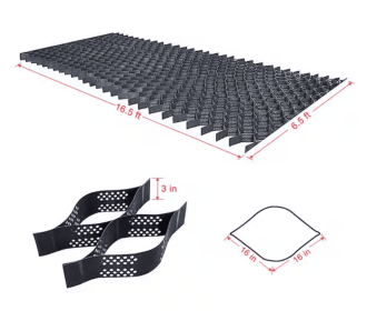 Honeycomb Geocell (Option: 3Inch 10x16.5ft)