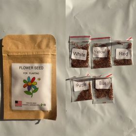 5 Colors Of Seeds,mix Creeping Mixed Climbing Plants,l000pts Family Seeds (Option: 5 colors)