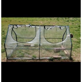 Portable Mini Greenhouse, Small Green House With PVC Cover (Option: Clear)