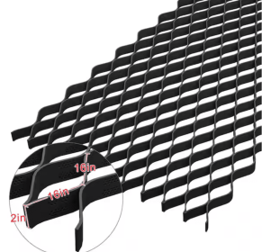 Honeycomb Geocell 10ft X16.5ft,with J Steel Rebar 12 Pack (Option: 10ft x 16.5ft 12Pack)