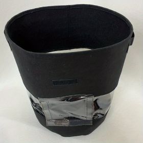 1pc Potato Grow Bag Vegetable Onion Home Garden Plant Bag With Handle PU Thickened Garden Carrot Taro Peanut Growing Bag Potato Pot (Color: BLACK, size: 7Gallon)