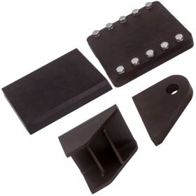 Slide Wedge Push Plate Rear Cylinder Mounting Set fit for Log Splitter 6 in Beam (Option: Default title)