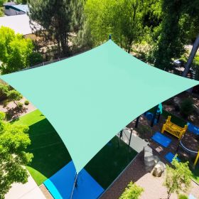 Prohibited From Sale On Amazon XISHAN 12'X16' Turquoise,Dark Grey,Light Grey,Rust Red,Scarlet,Sand,Beige HDPE Sunshade Sail, 160 Grams (Option: 12X16ft-Turquoise)