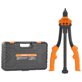 Rivet Nut Tool, 14 In Rivnut Tool Kit With 7 PCS Metric And SAE Mandrels, 70 PCS Assorted Rivet Nuts, 10-24, 1/4-20, M6, 5/16-18, M8, 3/8-16, M10 (Option: default)
